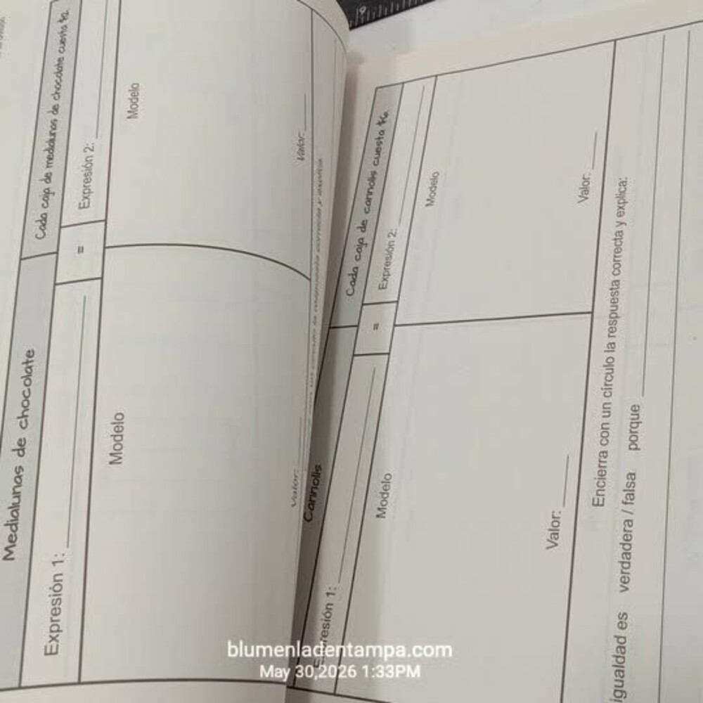 STEMscopes Florida Math Grade 3 Student Notebook Volume 1 - Picture 8 of 10